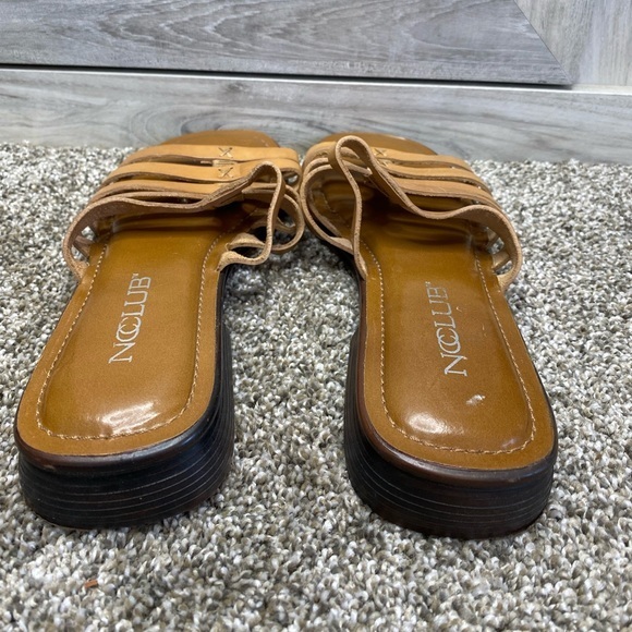 NC Club Survivor Brazilian Leather Sandals Slides Mules 8 - Picture 8 of 12